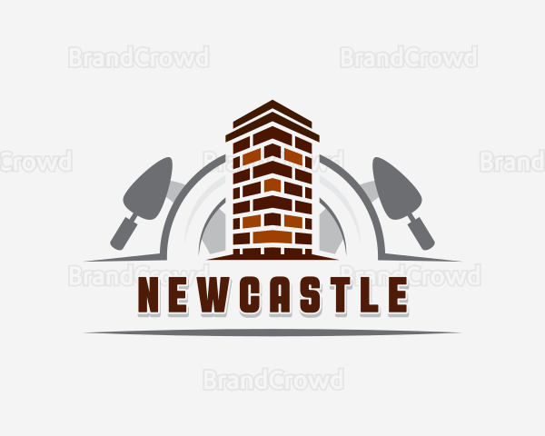 Brick Trowel Construction Mason Logo