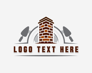 Mason - Brick Trowel Construction Mason logo design