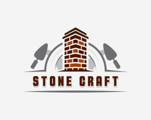 Mason - Brick Trowel Construction Mason logo design