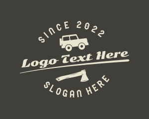 Axe - Offroad Truck Axe logo design