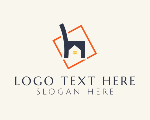 House Repair - Furniture House Letter H logo design