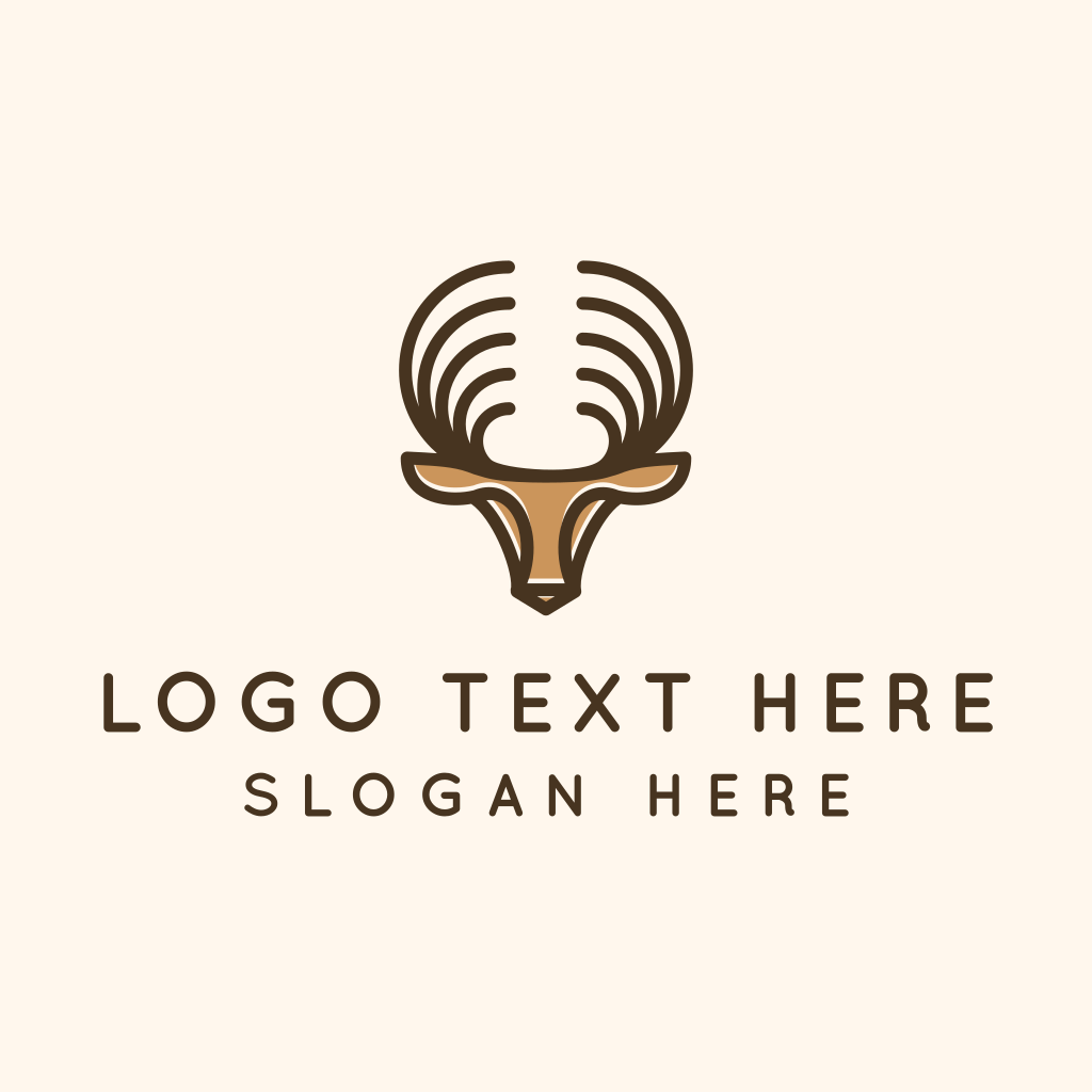 Brown Forest Deer Fawn Logo, BrandCrowd Logo Maker
