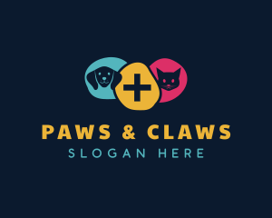 Veterinary - Puppy Cat Veterinary logo design