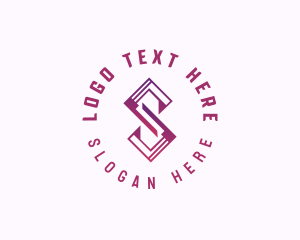 Artificial Intelligence - Modern Tech Letter S logo design