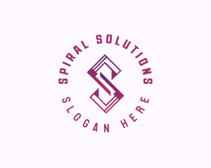 Modern Tech Letter S logo design