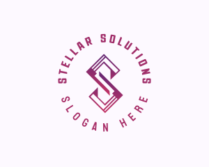 Modern Tech Letter S logo design