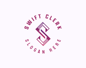 Modern Tech Letter S logo design