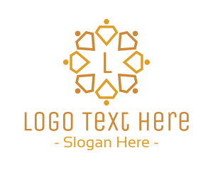 Team - Diamond Team Lettermark logo design
