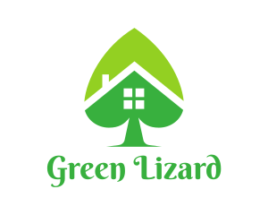 Green Spade House logo design