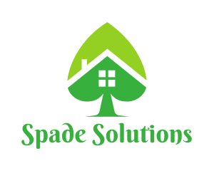 Green Spade House logo design