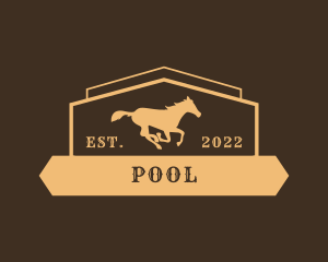 Country - Western Wild Horse logo design