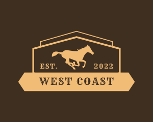 Western Wild Horse logo design