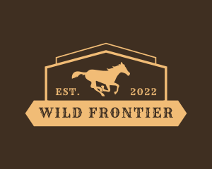 Western Wild Horse logo design