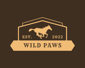 Western Wild Horse logo design