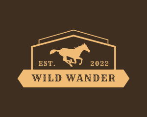 Western Wild Horse logo design