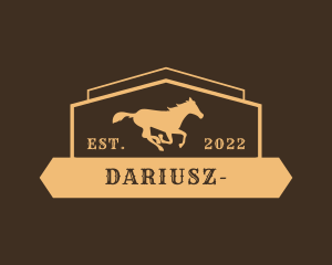 Texas - Western Wild Horse logo design
