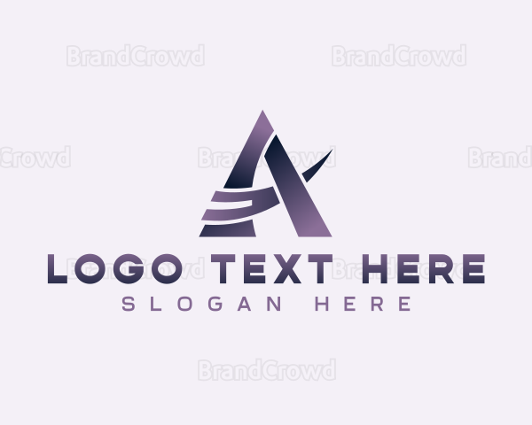 Business Modern Letter A Logo