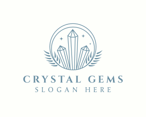 Mystic Nature Crystals logo design