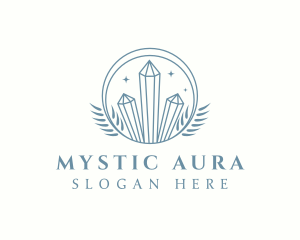 Mystic Nature Crystals logo design