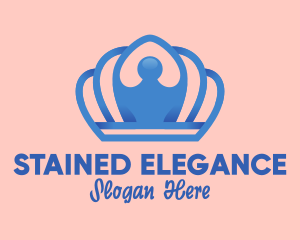 Elegant Blue Tiara logo design