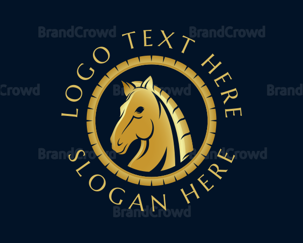 Elegant Horse Mane Logo