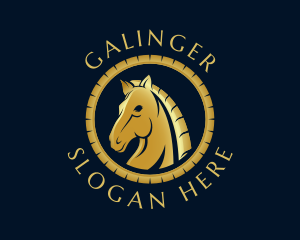 Elegant Horse Mane Logo