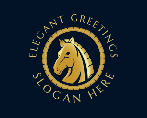 Elegant Horse Mane logo design