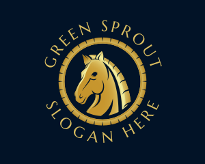 Elegant Horse Mane logo design