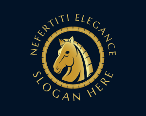 Elegant Horse Mane logo design