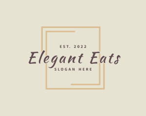 Elegant Luxury Square logo design