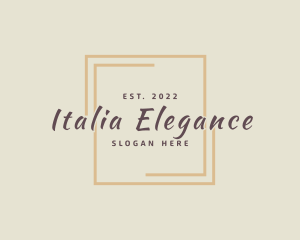 Elegant Luxury Square logo design