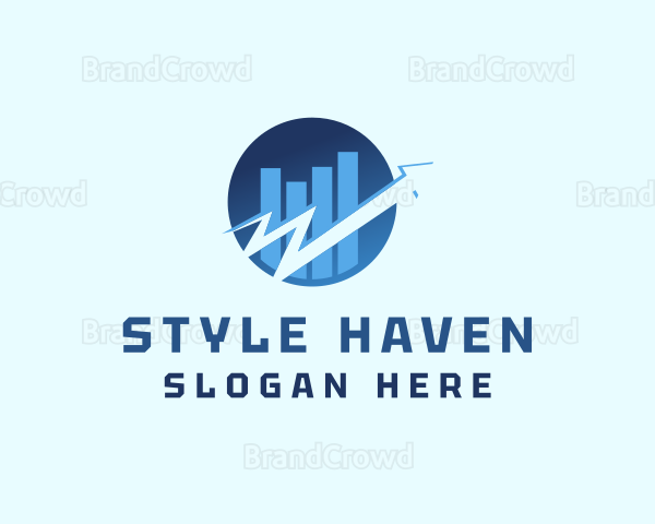 Finance Graph Arrow Logo