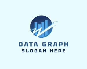 Finance Graph Arrow logo design