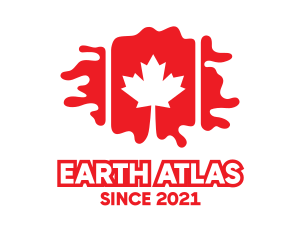Geography - Canada Geography Flag logo design