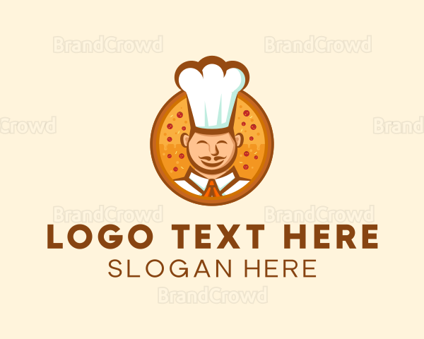 Chef Pizza Restaurant Logo