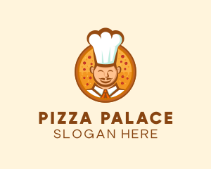 Pizza - Chef Pizza Restaurant logo design