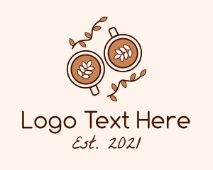 Coffee Shop - Organic Coffee Cups logo design