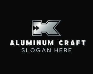 Aluminum - Aluminum Steel Metal logo design