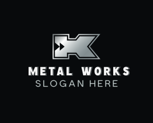 Metal - Aluminum Steel Metal logo design