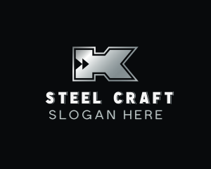 Steel - Aluminum Steel Metal logo design