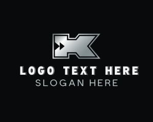 Aluminium - Aluminum Steel Metal logo design