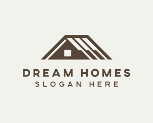 Realtor Home Roofing logo design