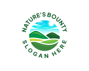 Nature Mountain Environment logo design