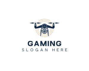 Photographer - Drone Surveillance Camera logo design