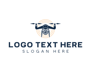 Photographer - Drone Surveillance Camera logo design