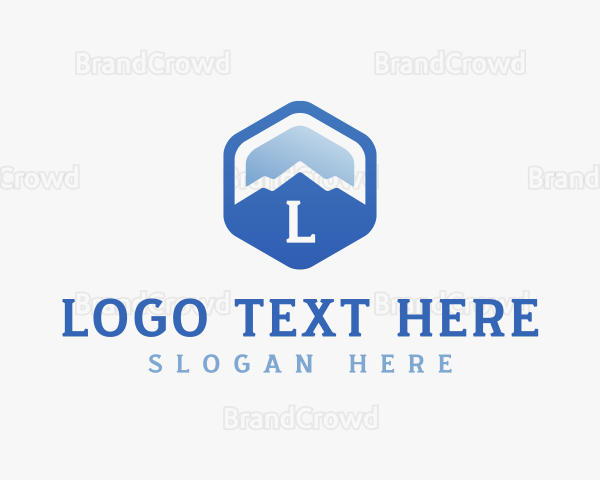 Mountain Hexagon Trekking Logo