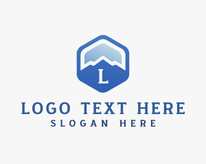 Mountain - Mountain Hexagon Trekking logo design