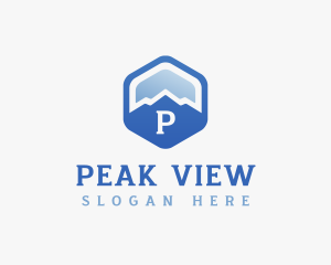 Mountain - Mountain Hexagon Trekking logo design