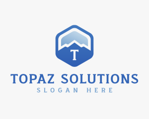 Mountain Hexagon Trekking logo design