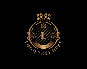 Furniture - Royalty Luxury Ornament logo design
